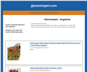 glanzmispel.com: Glanzmispel - glanzmispel.com
