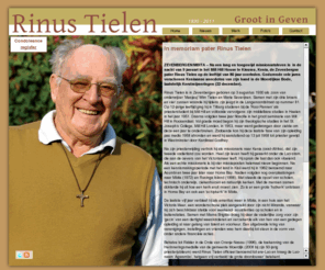 rinustielen.com: In memoriam pater Rinus Tielen - Rinus Tielen - Groot in Geven
