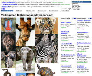 kristiansanddyrepark.no: Kristiansanddyrepark.no | Billettpriser, åpningstider, overnattingsmuligheter, feriehus
Informasjon om Dyreparken i Kristiansand. Åpningstider, billettpriser, hvilke dyr finnes, hvordan reiser du dit, overnattingsmuligheter m.m.