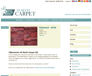 northcarpet.se: North Carpet AB | patchworkmattor, designmattor, orientmattor
