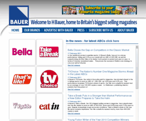 thatslifebingo.com: Home - H Bauer Publishing - magazines, jobs, advertising, subscriptions, press
 Welcome to H Bauer Publishing - the official website and home to some of the UK's biggest-selling magazines, including Take a Break, that's life!, TV Choice and Bella