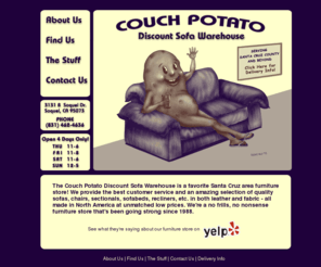 Cpotato Couch Potato Discount Sofa Warehouse Santa Cruz