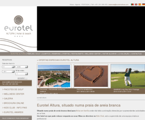 eurotel-portugal.com: Eurotel Altura Hotel & Beach Algarve, Portugal | Eurotel Altura
Hotel no Algarve a 2 minutos da praia de Altura, 5 minutos de Espanha, com health club, piscina exterior, restaurante, bar, clube infantil e golf.