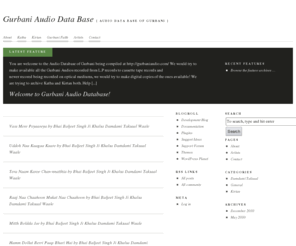 gurbaniaudio.com: Gurbani Audio Data Base | Audio Data Base of Gurbani
Audio Data Base of Gurbani