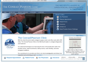 memphishaln.com: The Conrad|Pearson Clinic Urology Center of the South
The Conrad|Pearson Clinic is the Mid-South leader in urological diagnostics and treatment.