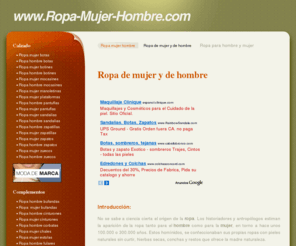 ropa-mujer-hombre.com: Ropa-Mujer-Hombre
Ropa para mujer y para hombre.Toda la ropa aquí. La mejor ropa de internet