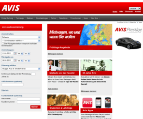 avis.ch: Avis Autovermietung Schweiz: Mietwagen, Nutzfahrzeuge, LKW, Mietauto, Leihwagen, Auto mieten
Reservieren Sie schnell und bequem Ihren Mietwagen bei der Avis Autovermietung und profitieren Sie von attraktiven Konditionen weltweit!