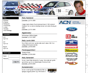 ruud-motorsport.net: Anders Ruud Motorsport Team
Velkommen til Anders Ruud Motorsport Team