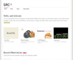 source-id.com: Source ID   » Home
SRC ID Media - User Experience Strategy & Interaction Design