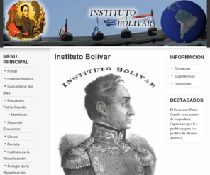 instituto-bolivar.org: Instituto Bolívar
Joomla! - el motor de portales dinámicos y sistema de administración de contenidos