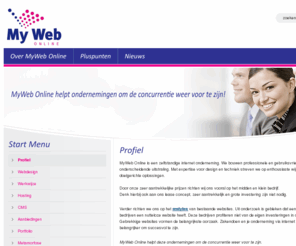 mywebonline.nl: Mywebonline - grafisch webdesign bureau
MyWeb Online - grafisch design bureau