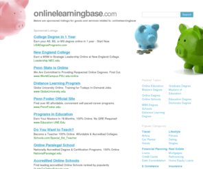 onlinelearningbase.com: Online Learning Base
A strong platform of online learning with thousands of unique high quality articles in hundreds of categories