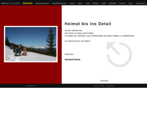 petrlic.net: Gerhard Petrlic - Fotos - Startseite
petrlic, fotos, östereich, zeutschach, roderfeld, rüthen
