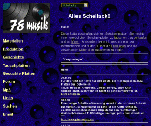 78musik.de: 78musik Schellackplatten
schellackplatten-produktion-material-tauschen-kaufen-Mp3-beispiele