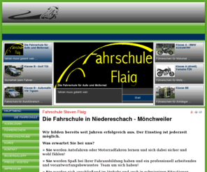 fahrschule-flaig.com: Fahrschule Steven Flaig in Niedereschach - Mönchweiler
Machen Sie Ihre Fahrprüfung und Ihren Führerschein bei der Fahrschule Steven Flaig in Niedereschach. Wir bilden schnell und sicher aus.