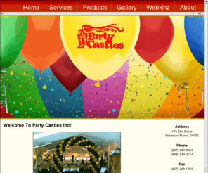 partycastlesinc.com: (Party Castles - Biddeford, ME ) Home
Maine's leading supplier of birthday and wedding and party supply products.