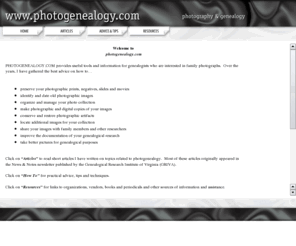 photogenealogy.com: Home page
