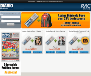 assinediario.com.br: :: Assine Correio Popular ::
Assinatura do jornal Correio Popular com promoções e brindes, preços promoções, assinaturas, formas de pagamentos, revistas epoca, caras e veja, e muito mais