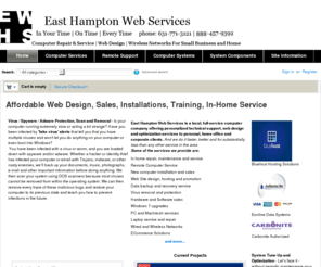 ehwebservices.com: East Hampton Web Services - Computer Services of East Hampton, In-Home Service, Sales & Web Design
East Hampton Web Services, LLC is a local, full-service computer company offering personalized technical support, web design and optimization services to personal, home office and corporate clients.  And we do it faster, better and for substantially less than any other service in the area.