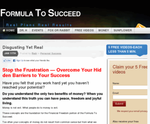 formulatosucceed.com: Formula To Succeed
Real Plans Real Results