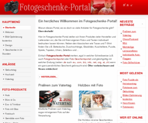 foto-geschenkportal.net: Fotogeschenke-Portal - entdecken Sie die Vielfalt
Das unabhängige Portal für personalisierte Fotoprodukte.