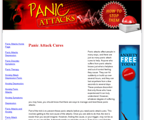 panicattacksguide.com: Panic Attacks Home Page
How To Stop Panic Attacks