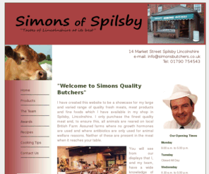 simons-butchers.com: Simons Quality Butchers: Spilsby in Lincolnshire
Simons Quality Butchers: Supplying quality produce in Spilsby Lincolnshire...