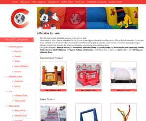 global-inflatables.com: inflatables China inflatable for sale -Global Inflatables Co.,Ltd
Global's product line includes the following inflatables promotional and marketing items,designed inflatables,inflatable bouncers for sale,inflatable Slides Castles...