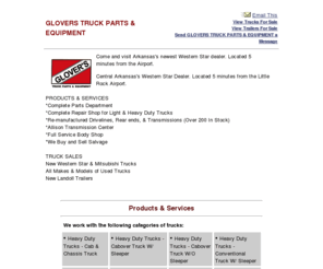 gloverstruckparts.com: GLOVERS TRUCK PARTS & EQUIPMENT
