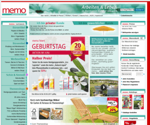 memo-flex.info: memo - Leben und Arbeiten in Harmonie mit der Umwelt
Klimaneutraler Schnellversand mit rund 10.000 umwelt- und sozialverträglichen Produkten
 für Büro, Schule, Haushalt und Freizeit sowie (Büro-)Möbel und Werbemittel sowie ständig aktualisierte Sonderangebote runden den Online-Shop sinnvoll ab. Werbeartikel, Werbemittel & Werbegeschenke im memo Online-Shop. Profitieren Sie von unseren 19 Jahren Erfahrung, top Preisen und persönlicher Beratung..