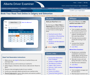 albertadriverexaminer.com: Alberta Driver Examiner
Book a reservation for your road test with Alberta's only online reservation system.