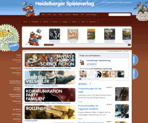 heidelbaer.de: Home: Heidelberger Spieleverlag
Der Heidelberger Spieleverlag ist ein Fachgroßhandel für Brettspiele