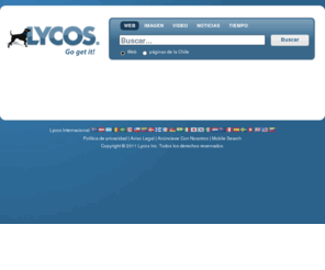 lycos.cl: Lycos
Lycos es su fuente para toda la web tiene que ofrecer - de búsqueda, noticias, de compras, empleos y más.