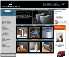 ukbathroomstore.co.uk: - UK Bathroom Store
 Suppliers of Bathrooms, Showers, Taps, Furniture and Accessoris