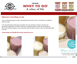 wheyoflife.info: Welcome to the Whey of Life
Welcome to the Whey of Life. 
Here you will find information on protein, and especially whey protein, which is a versatile way to supplement protein in the diet.
 