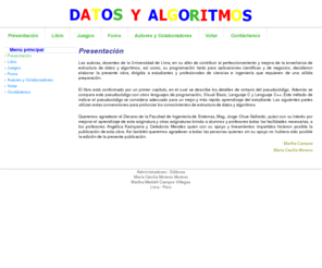 datosyalgoritmos.com: Presentación
Joomla! - el motor de portales dinámicos y sistema de administración de contenidos