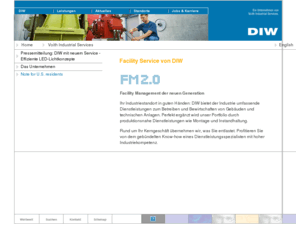 diw-instandhaltung.de: DIW Instandhaltung - Home
Facility Service als Erfolgsfaktor: DIW bietet der Industrie umfassende Dienstleistungen zum Betreiben und Bewirtschaften von Industriestandorten inklusive technischer Anlagen.