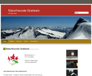 naturfreunde-gratwein.com: Naturfreunde Gratwein
Die Webseite der Naturfreunde Gratwein, Österreich. Herzlich Willkommen!