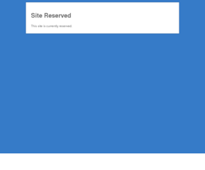 teachernetmall.com: Reserved Site
Site Reserved