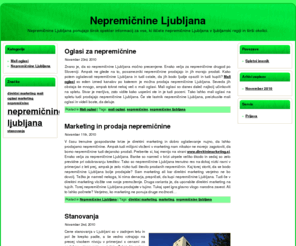 xn--nepreminineljubljana-2oc.si: Nepremičnine Ljubljana
Nepremičnine Ljubljana vsem iskalcem nepremičnin za širše območje Ljubljane ponujajo koristne informacije in podatke za nepremičnine Ljubljana.