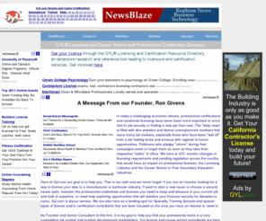licensedelectricalcontractor.com: GYL - Career School and Professional License & Certification Directory
The GYL Licensing and Certification Career School and Professional License & Certification Directory provides opportunities for businesses and government licensing agencies to be located in an exclusive Professional License Internet Portal.