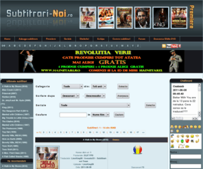 subtitrari-noi.ro: Cele mai noi subtitrari de pe net - subtitrari-noi.ro
Subtitrari, titrari si trailere pentru filme si seriale 