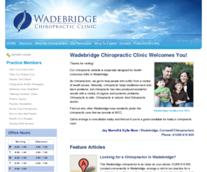 wadebridgechiropractic.com: Wadebridge Chiropractor, Wadebridge CON | WCC
Chiropractors, Dr. Jay Morrell & Dr. Kylie More of WCC serves Wadebridge residents with today's chiropractic. Call 01208 815 855 | Chiropractor wadebridge