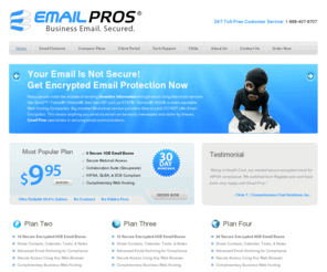 elitewebhosting.com: Encrypted Email, Secure Email, Secure Webmail by Email Pros
Encrypted email, secure email, and secure webmail provided by Email Pros.