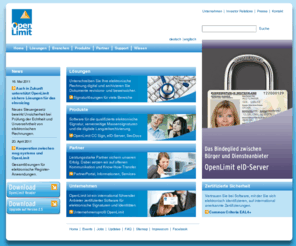 openlimit.info: OpenLimit: Elektronische Rechnung und Langzeitarchivierung mit digitaler Signatur.
Elektronische Rechnungslegung, Langzeitarchivierung, sichere Geschäftsprozesse mit zertifizierter Software für digitale Signaturen und Identitäten.