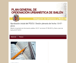 pgoubailen.es: PGOU DE BAILEN
