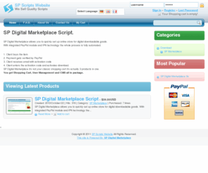 sp-scripts.com: SP Scripts Website  |  Home Page
SP Digital Marketplace