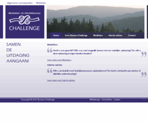 bureauchallenge.com: Bureau Challenge - Voor Mediation en Interim Advies
Bureau Challenge - Voor Mediation en Interim Advies