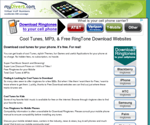 cool-tunes.com: Cool Tunes, MP3, & Free RingTone Download Websites
You can get loads of cool Tunes, stylish Themes, fun Games and useful Applications for your phone at no charge. No hidden fees, no subscription, no hassle. 