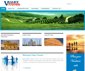 vickytravels.com: Welcome to Vicky Travels
Joomla! - the dynamic portal engine and content management system